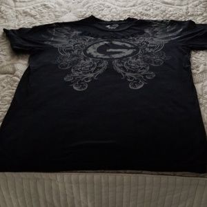 Green bay black graphics shirt. Good